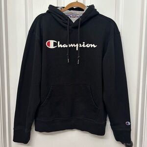 Black Logo Hoodie | Champion M